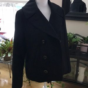 Merona black pea coat.